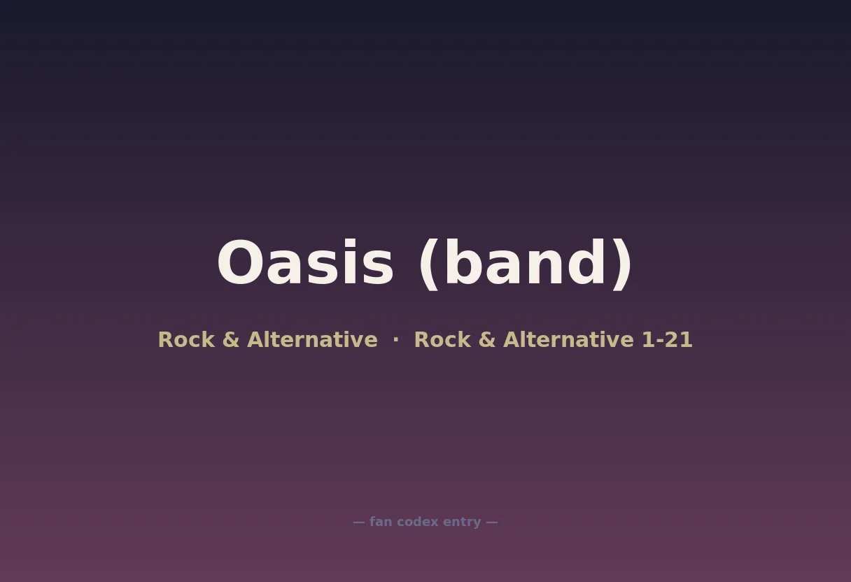 Oasis (band)
