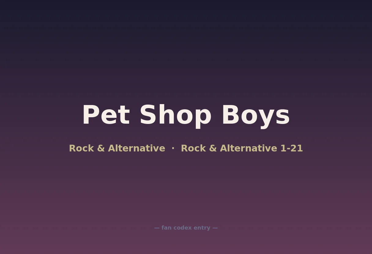 Pet Shop Boys